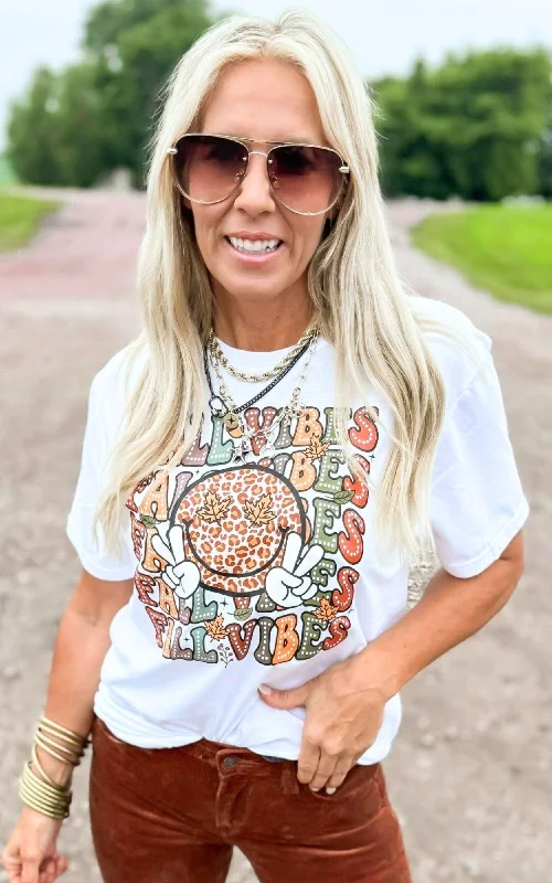 Feeling all the Peaceful Fall Vibes Graphic T-shirt - Final Sale