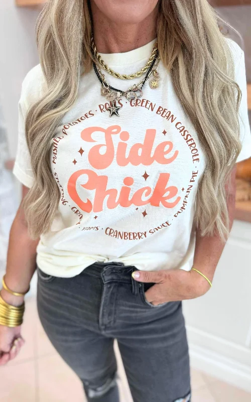 Side Chick Thanksgiving Graphic T-shirt - Final Sale