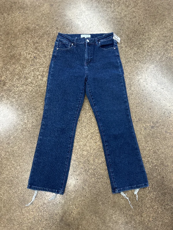 Jeans Straight By Risen In Blue Denim, Size: 6