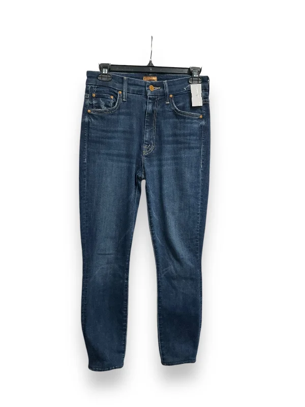 Jeans Skinny By Mother Jeans In Blue Denim, Size: 2