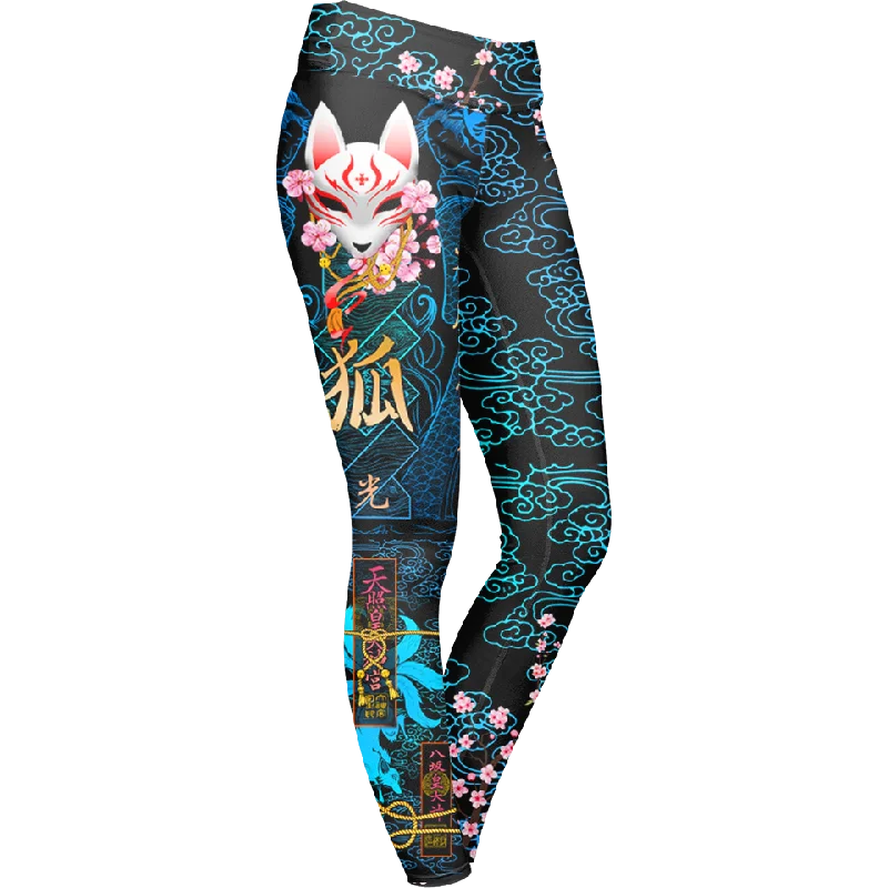 Kitsune Leggings - Blue Edition