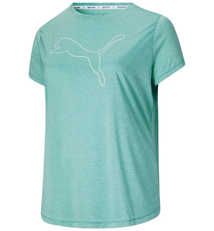 Puma Plus Size Heather Logo T-Shirt