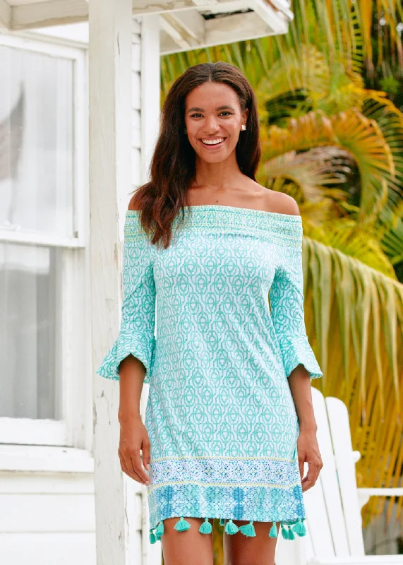 Coastal Cottage Off The Shoulder Dress