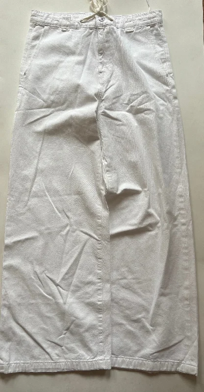 Jeans Flared By Hudson In White, Size: 8