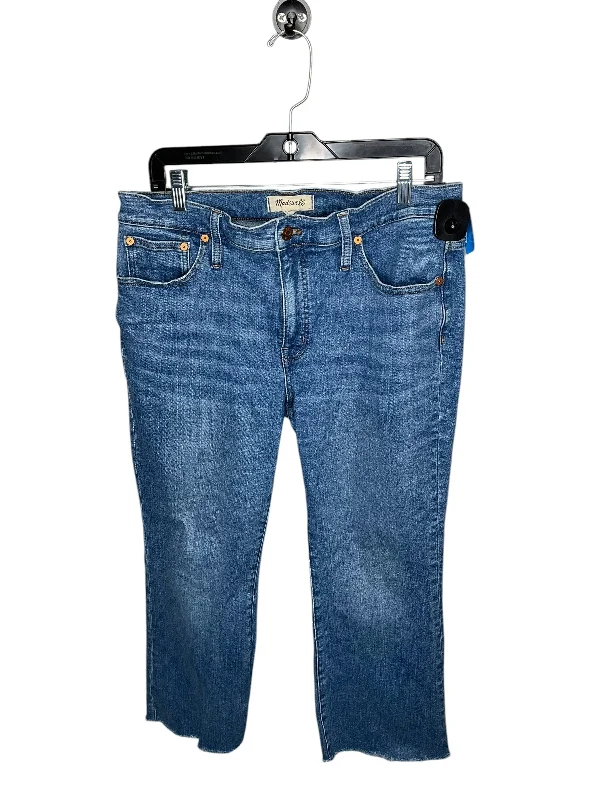 Jeans Straight By Madewell In Blue Denim, Size: 12