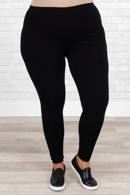 Spending Time With You Leggings, Black