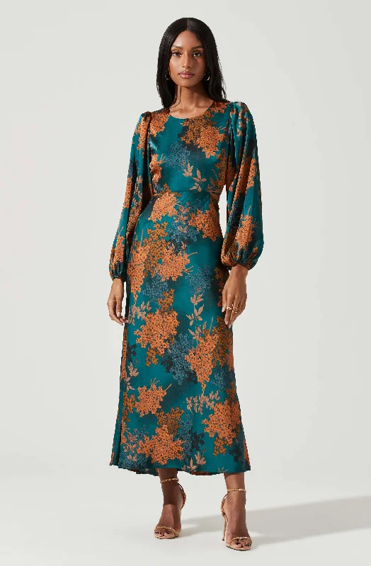 Quinn Floral Cutout Maxi Dress