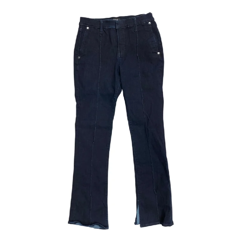 Jeans Flared By Express In Blue Denim, Size: 6