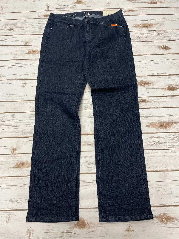 Jeans Straight By Loft In Blue Denim, Size: 8