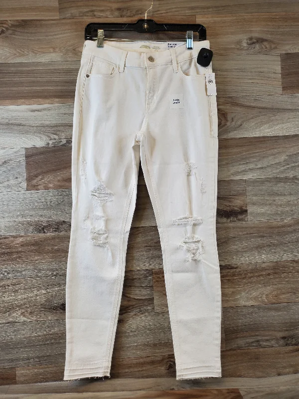 Jeans Skinny By Old Navy In White, Size: 6