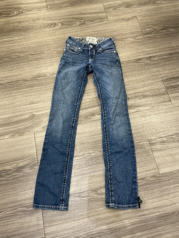 Jeans Straight By Ariat In Blue, Size: 24