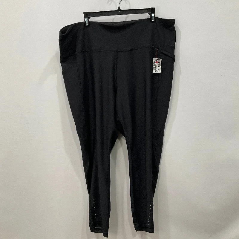 Athletic Leggings By Old Navy In Black, Size: 3x