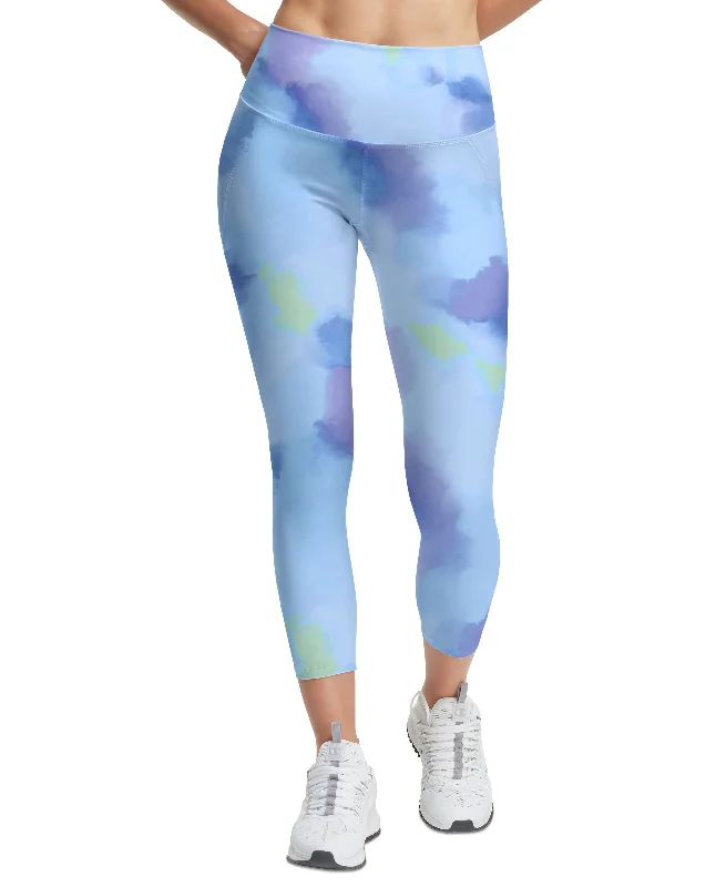 Champion Womens Printed High-Waist 7/8 Length Leggings