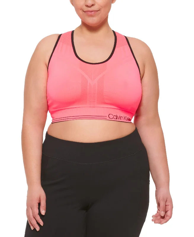 Calvin Klein Performance Plus Size Reversible Medium Impact Sports Bra