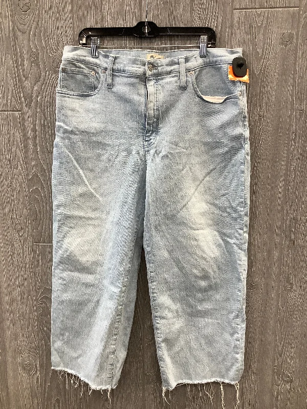 Jeans Flared By Madewell In Blue, Size: 16