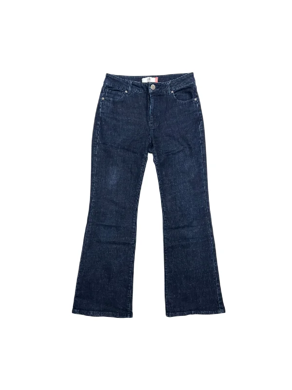 Jeans Flared By Cabi In Blue Denim, Size: 6