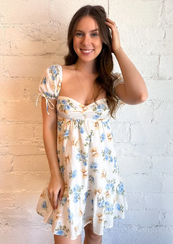 Ruthie Ribbon Floral Dress