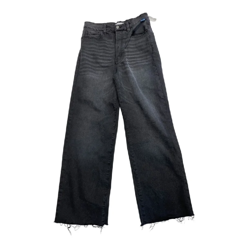 Jeans Straight By Cello In Black Denim, Size: 6