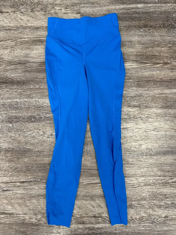 Athletic Leggings By Lululemon In Blue, Size: 4