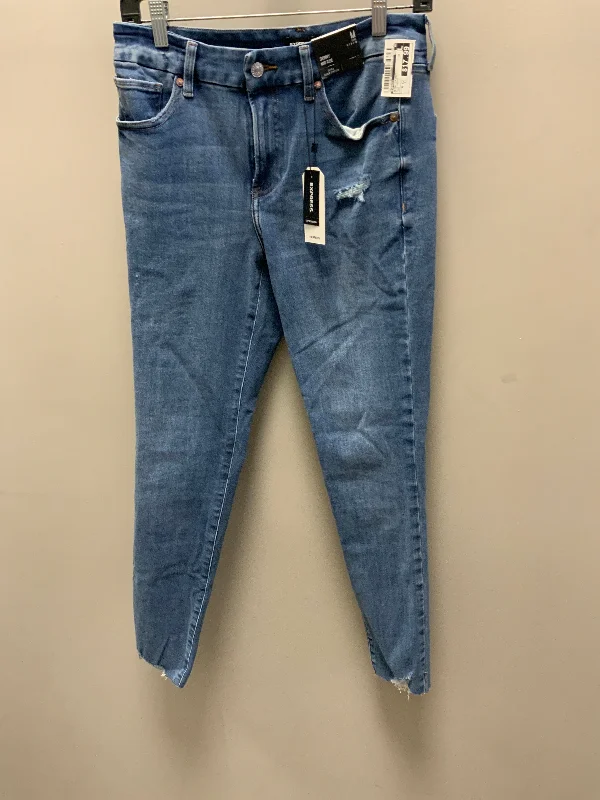 Jeans Skinny By Express In Blue Denim, Size: M