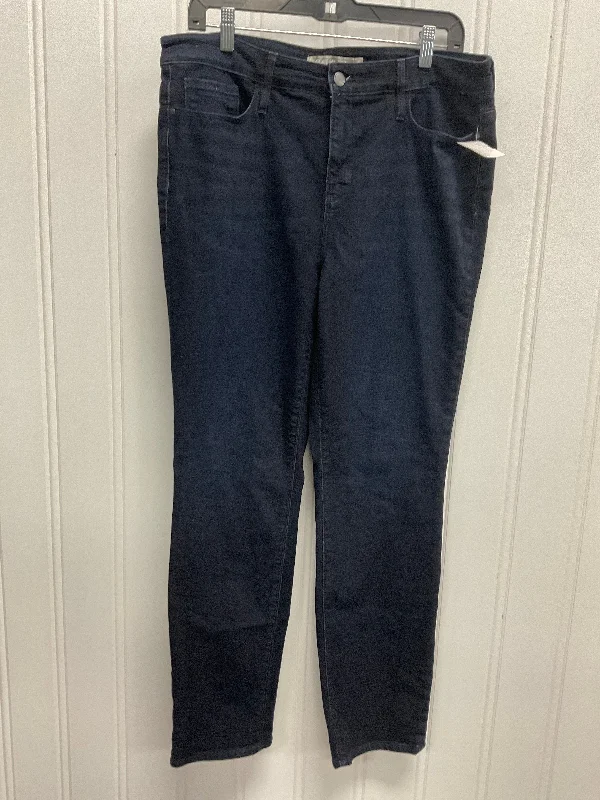 Jeans Straight By Athleta In Blue Denim, Size: 16