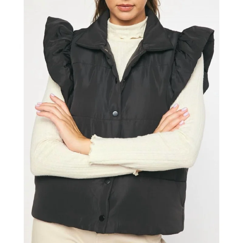 Entro - Flutter Sleeve Puffer Vest