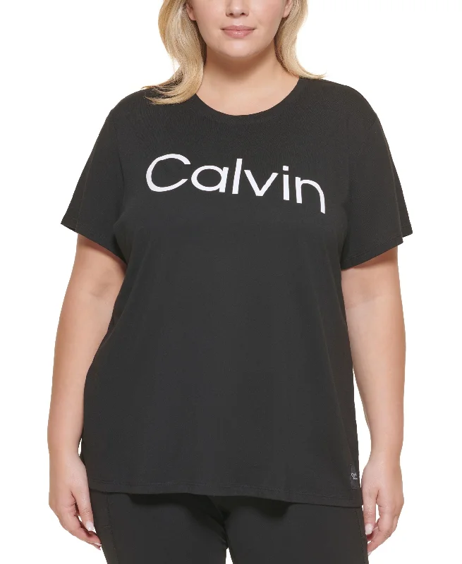 Calvin Klein Performance Plus Size Logo Graphic T-Shirt