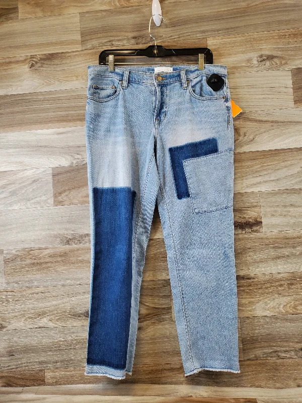 Jeans Boyfriend By Loft In Blue Denim, Size: 6