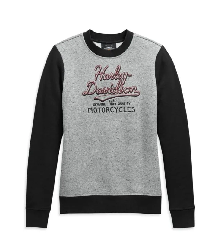 Harley-Davidson® Women's Colorblock Pullover Sweatshirt - 99119-20VW