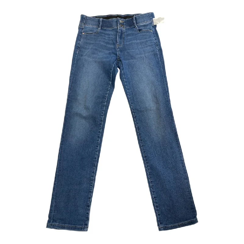 Jeans Skinny By Apt 9 In Blue Denim, Size: 12l