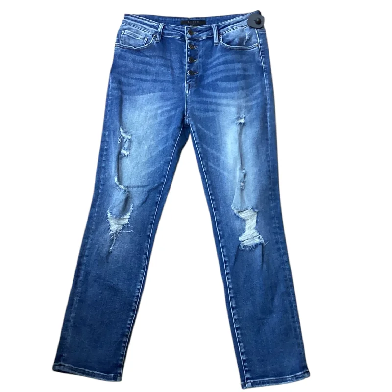 Jeans Designer By Risen In Blue Denim, Size: 12