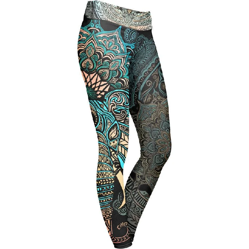 Elephant Mandala Leggings - Spirit Edition