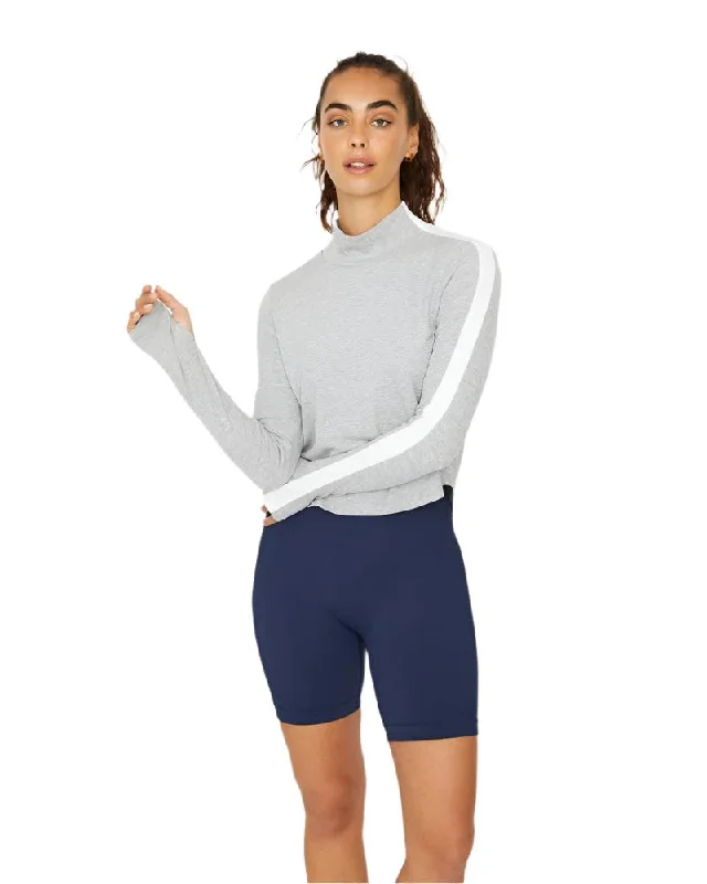 Izzy Mock Neck Long-Sleeve Top