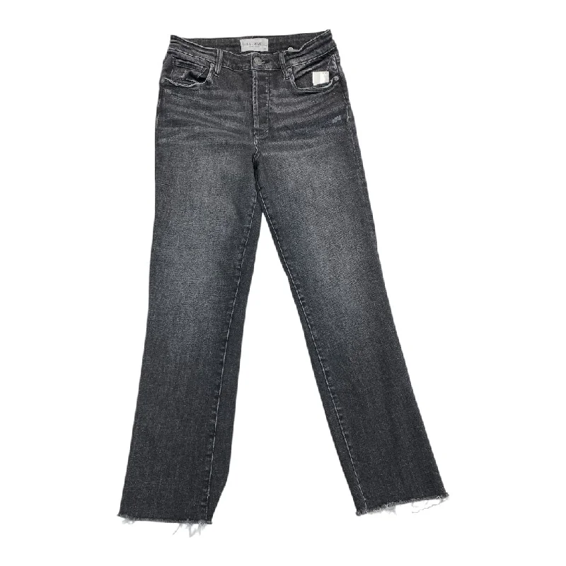 Jeans Straight By Evereve In Black Denim, Size: 6