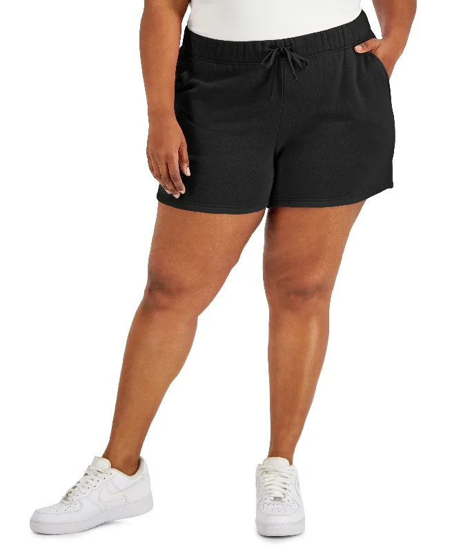 ID Ideology Plus Size Fleece Shorts