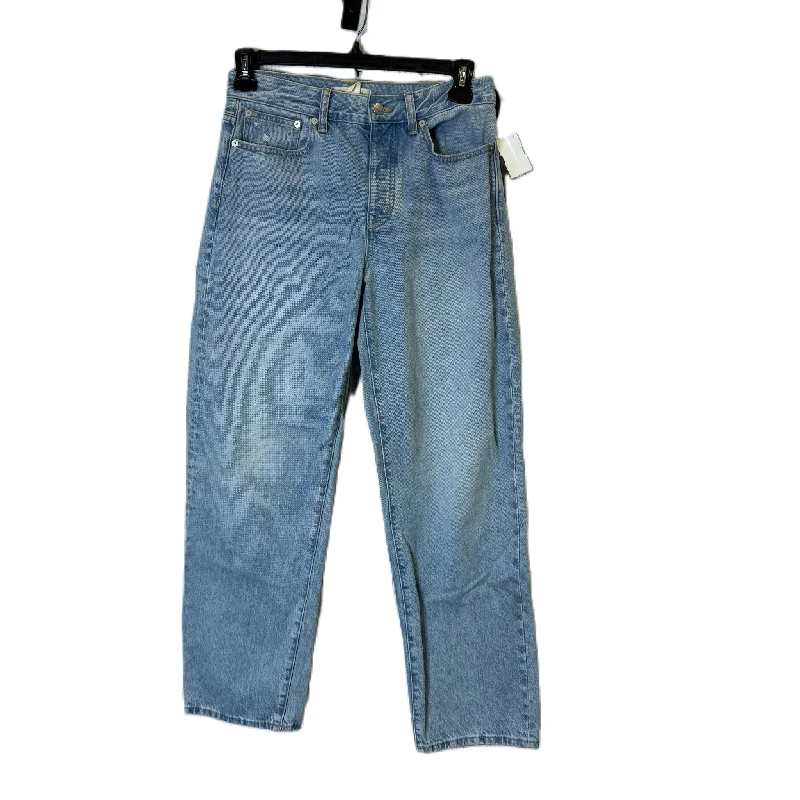 Jeans Straight By Madewell In Blue Denim, Size: 2