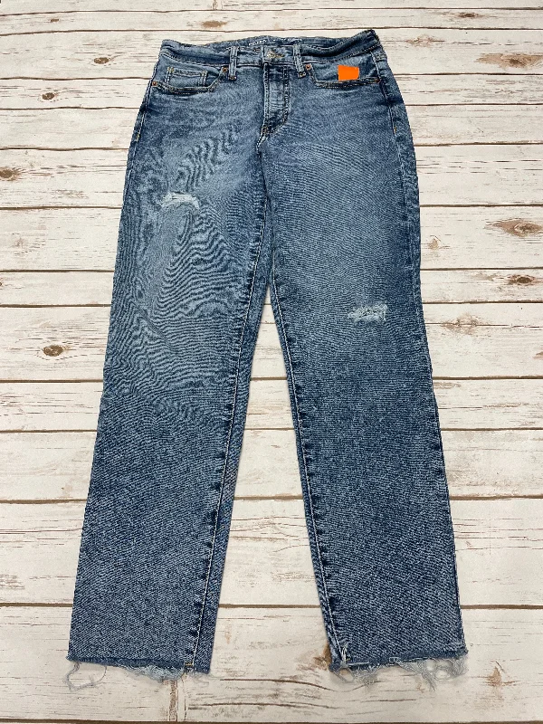 Jeans Straight By Old Navy In Blue Denim, Size: 8