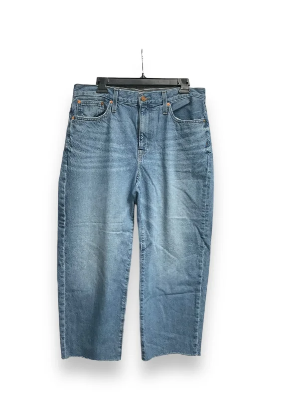 Jeans Straight By Madewell In Blue Denim, Size: 8