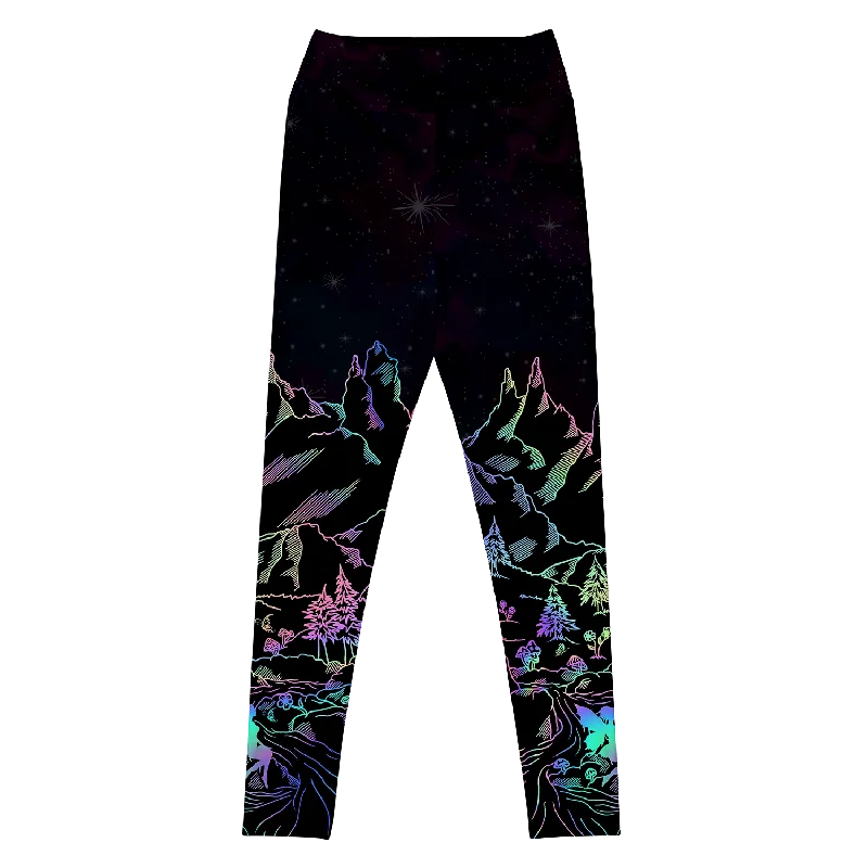 Psi~ World All Over Print Leggings