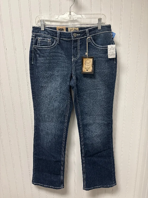 Jeans Boot Cut By Earl Jean In Blue Denim, Size: 8p