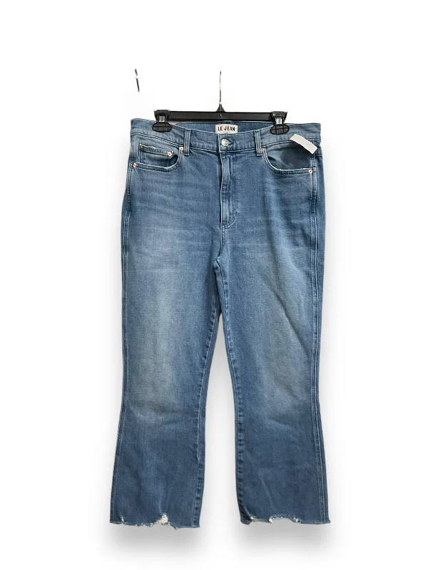 Jeans Straight By Le Jean In Blue Denim, Size: 12