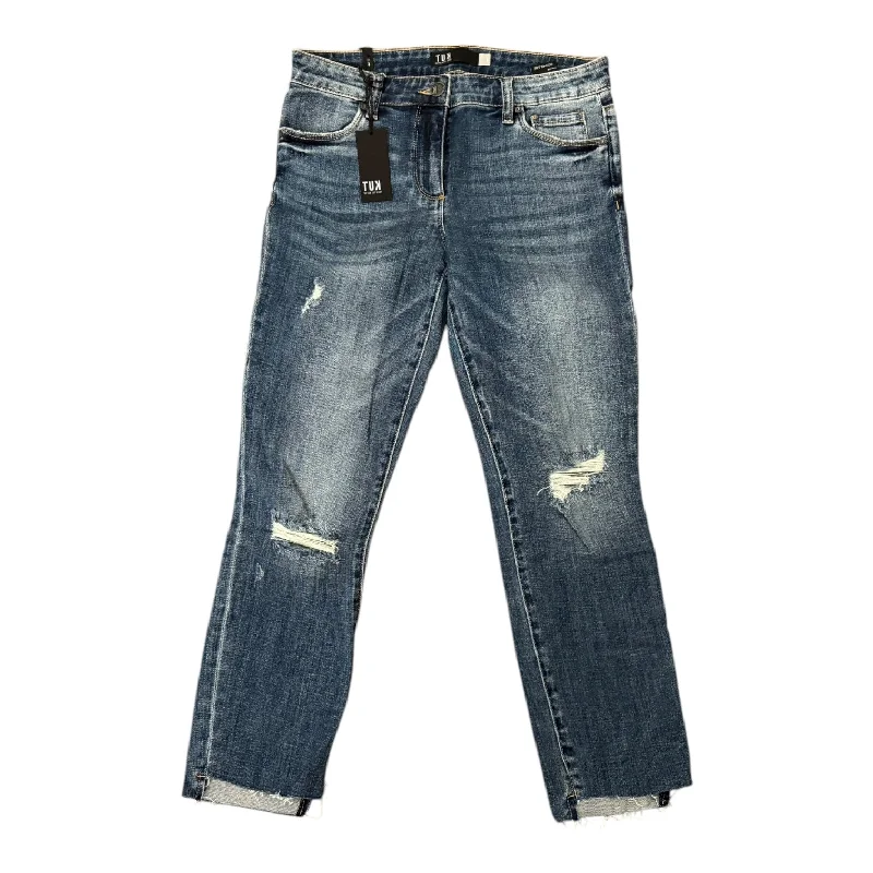 Jeans Straight By Kut In Blue Denim, Size: 4