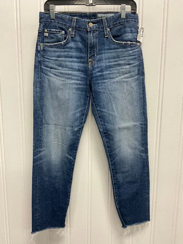 Jeans Boyfriend By Adriano Goldschmied In Blue Denim, Size: 2