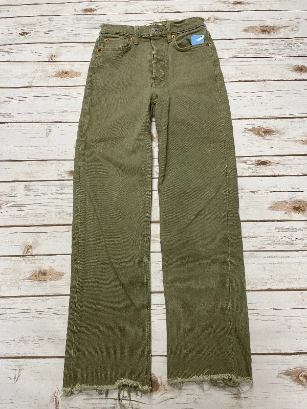 Jeans Straight By Cme In Green, Size: 0