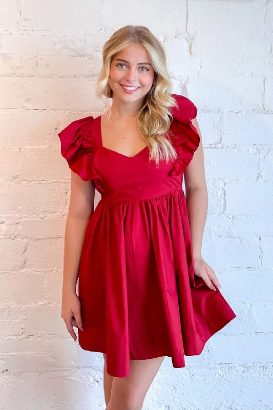 Savannah Ruffle Mini Dress