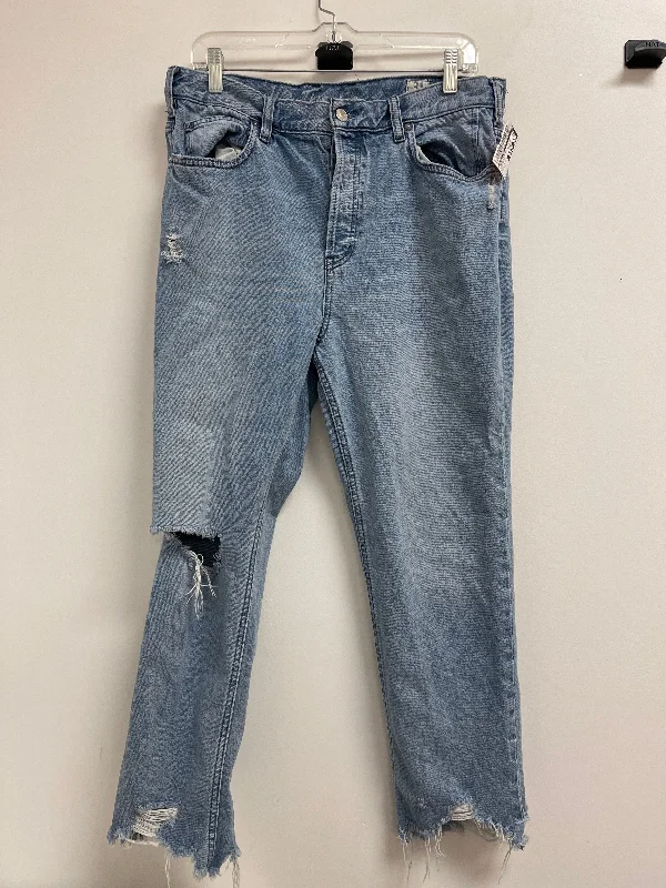 Jeans Straight By We The Free In Blue Denim, Size: 12