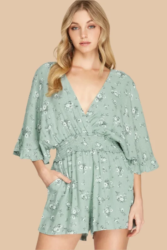 KENIA FLORAL ROMPER