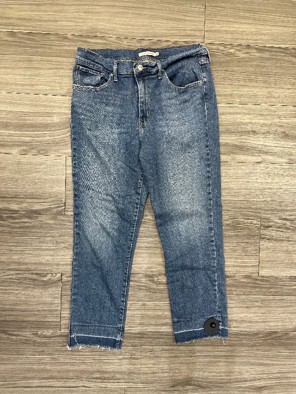 Jeans Straight By Levis In Blue, Size: 10