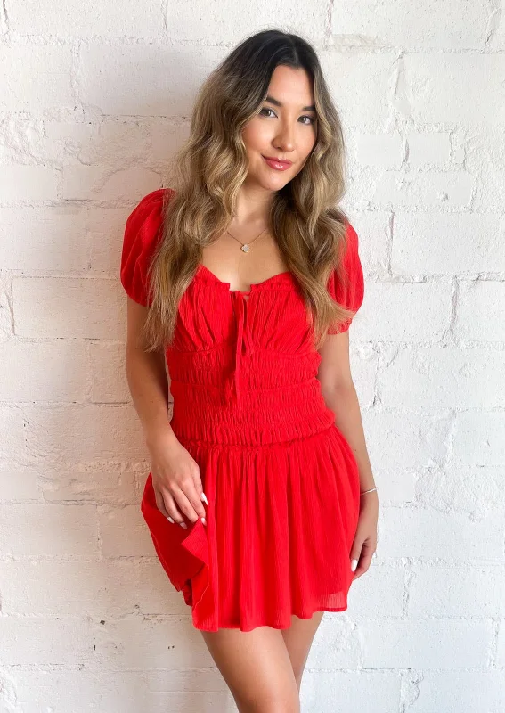 Red Hot Girly Dress