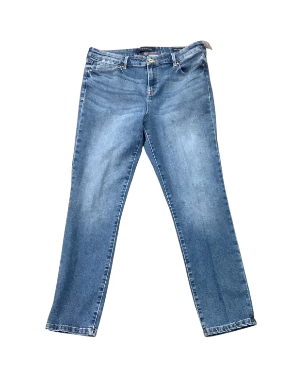 Jeans Straight By Tommy Hilfiger In Blue Denim, Size: 12